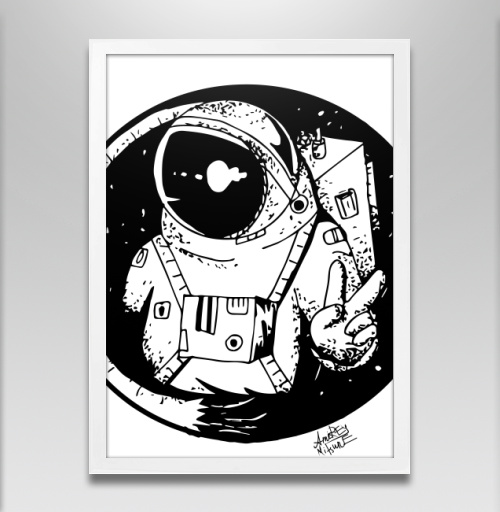 Фотография футболки Мирный астронавт
