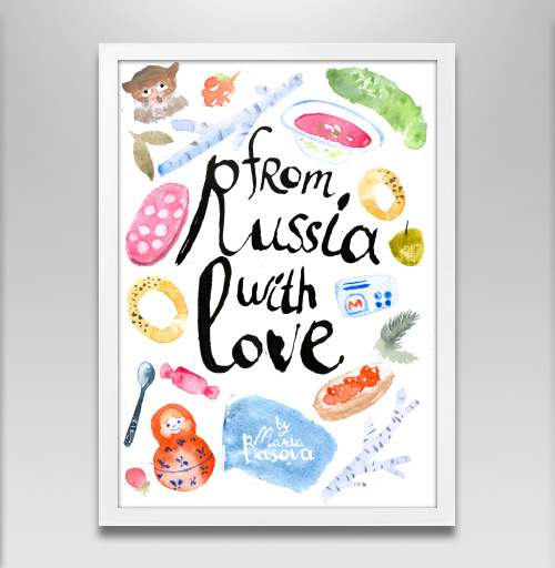 Фотография футболки Из России с любовью