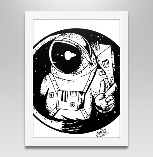 Фотография футболки Мирный астронавт