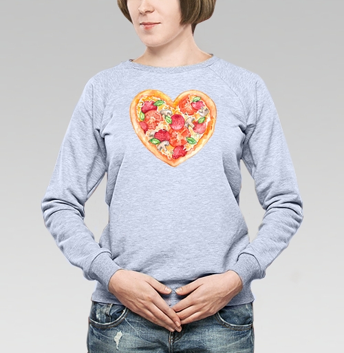 Фотография футболки Пицца - это любовь