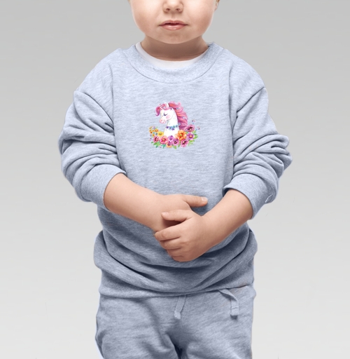 Фотография футболки Единорог с цветами