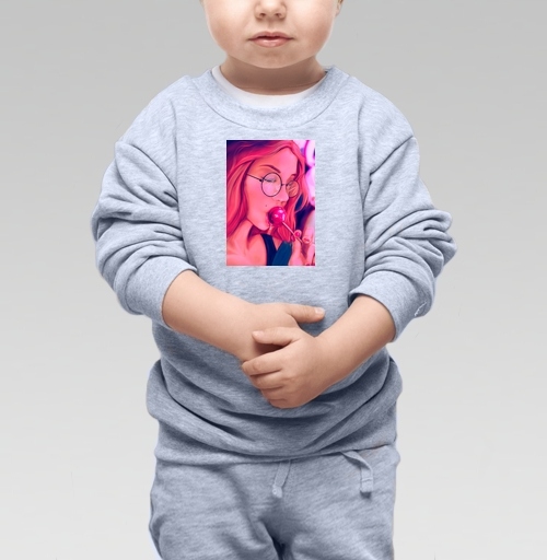 Фотография футболки Девушка с чупачупсом