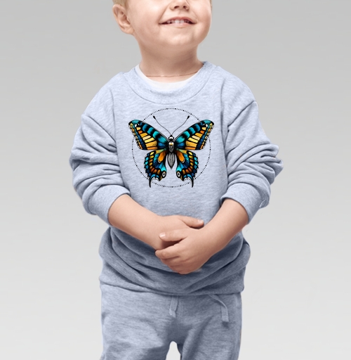 Фотография футболки Голубая бабочка