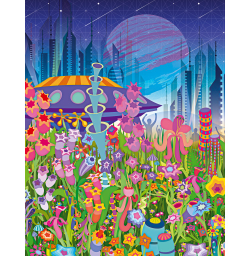 Наклейка на Планшет Apple 2019 – iPad 10,2&quot; Тайна пятой планеты,  купить в Москве – интернет-магазин Allskins, психоделика, будущее, футуризм, цветы, космос, инопланетяне, небо, звезда, музыка