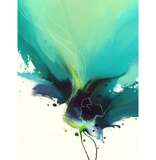Наклейка на Планшет Apple 2019 – iPad 10,2&quot; Абстрактное растение,  купить в Москве – интернет-магазин Allskins, абстракция, лес, флора, искусство, рисунки, акварель, брызги, краски, цветы