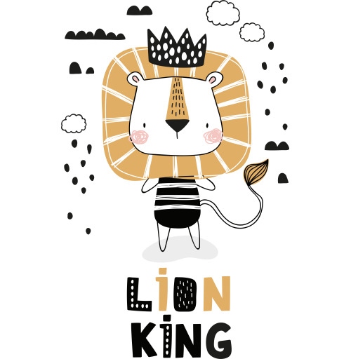 Наклейка на Планшет Apple 2019 – iPad 10,2&quot; Король Лев - Принтериум,  купить в Москве – интернет-магазин Allskins, лев, король, мультфильмы, детские, мило, корона, джунглей, safari, lion