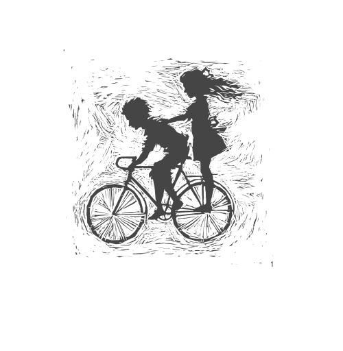 Наклейка на Планшет Apple 2019 – iPad 10,2&quot; Летнее, велосипедное,  купить в Москве – интернет-магазин Allskins, черно-белое, парные, детские, для влюбленных, радость, лето, дружба, велосипед, любовь, 8 марта, 300 Лучших работ