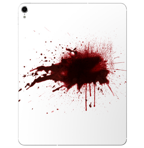 Наклейка на Планшет Apple iPad Pro 2015-2018 Я  в  порядке,  купить в Москве – интернет-магазин Allskins, порядок, кровь, выстрелы, брызги, красный, надписи