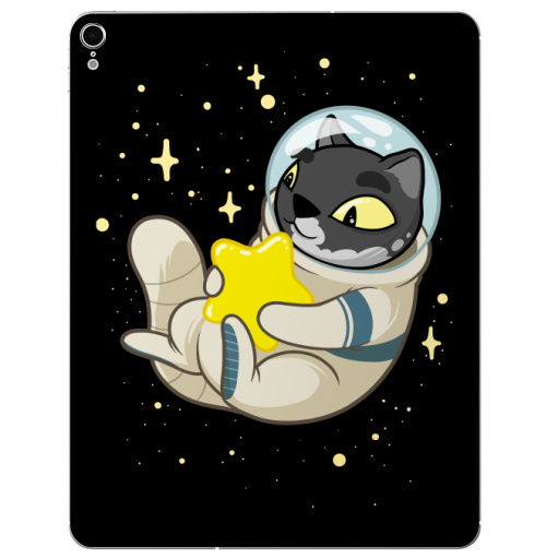 Наклейка на Планшет Apple iPad Pro 2015-2018 Ты моя звезда,  купить в Москве – интернет-магазин Allskins, звезда, кошка, космос, космокот, астронавт, персонажи, иллюстраторы