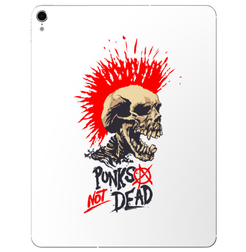 Наклейка на Планшет Apple iPad Pro 2015-2018 Punk not dead,  купить в Москве – интернет-магазин Allskins, панк, punknotdead, rock, череп