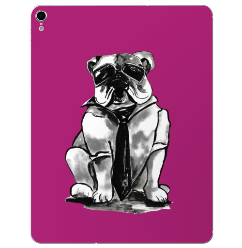 Наклейка на Планшет Apple iPad Pro 2015-2018 Гроза района,  купить в Москве – интернет-магазин Allskins, собаки, персонажи, графика, розовый, прикол, круто