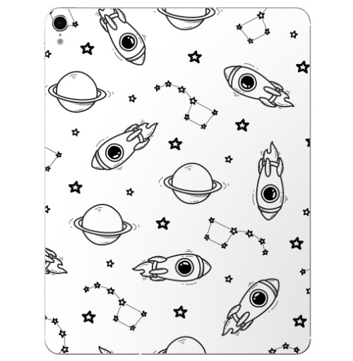 Наклейка на Планшет Apple iPad Pro 2015-2018 Космо-паттерн,  купить в Москве – интернет-магазин Allskins, классика, космос, полёт, звезда, созвездие, земля, вселенная