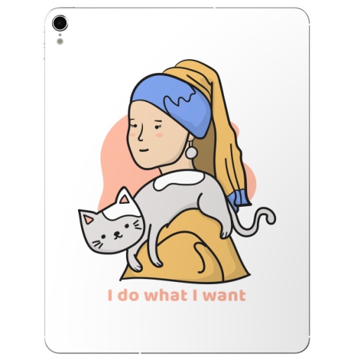 Наклейка на Планшет Apple iPad Pro 2015-2018 Я делаю что хочу,  купить в Москве – интернет-магазин Allskins, мотивация, девушка, котята, портреты, красота, любовь