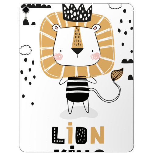 Наклейка на Планшет Apple iPad Pro 2015-2018 Король Лев - Принтериум,  купить в Москве – интернет-магазин Allskins, лев, король, мультфильмы, детские, мило, корона, джунглей, safari, lion