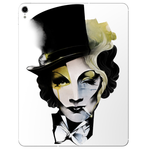 Наклейка на Планшет Apple iPad Pro 2015-2018 Dietrich,  купить в Москве – интернет-магазин Allskins, лицо, девушка, кино, 300 Лучших работ