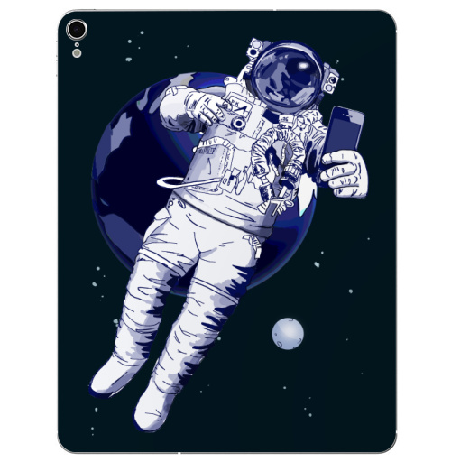 Наклейка на Планшет Apple iPad Pro 2015-2018 Космическое селфи,  купить в Москве – интернет-магазин Allskins, космос, селфи