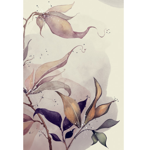 Наклейка на Планшет Apple iPad Air 3 Растение с брызгами,  купить в Москве – интернет-магазин Allskins, растение, искусство, рисунки, дизайнер, листья, веточка, ветка, брызги, акварель, нежно, стильно, пятна, плакат, живопись, стена, интерьер
