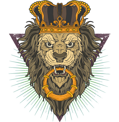 Наклейка на Планшет Apple iPad Air 3 Лев в короне,  купить в Москве – интернет-магазин Allskins, лев, король, зверьки, корона, золото, Империя, царство, королевство, королевский