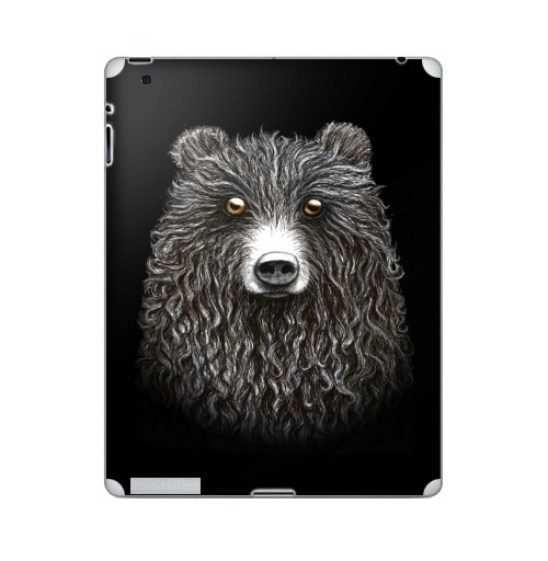 Наклейка на Планшет Apple iPad 5 2017-2018 Мишенька,  купить в Москве – интернет-магазин Allskins, крутые животные, медведь, животные, графика, милые животные