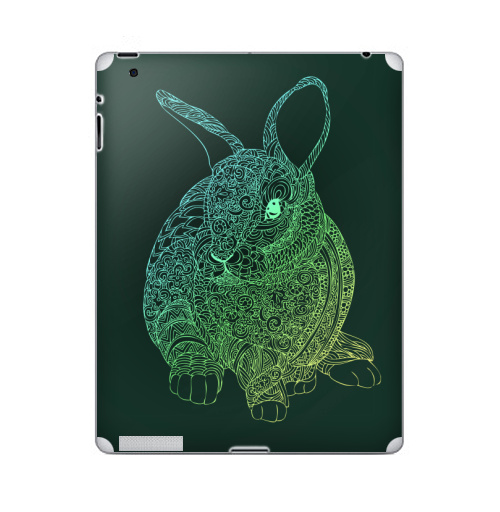 Наклейка на Планшет Apple iPad 5 2017-2018 • Кролик •,  купить в Москве – интернет-магазин Allskins, заяц, животные, зверушки, любовь, графика, цвет, узор, паттерн