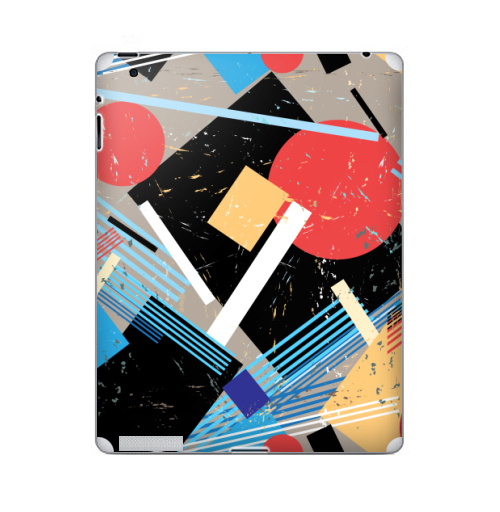 Наклейка на Планшет Apple iPad 5 2017-2018 Авангард,  купить в Москве – интернет-магазин Allskins, графика, абстракция, мода, авангард, геометрия, паттерн, ткань