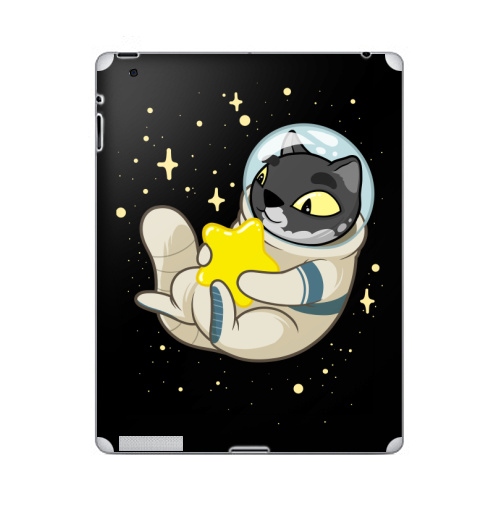 Наклейка на Планшет Apple iPad 5 2017-2018 Ты моя звезда,  купить в Москве – интернет-магазин Allskins, звезда, кошка, космос, космокот, астронавт, персонажи, иллюстраторы