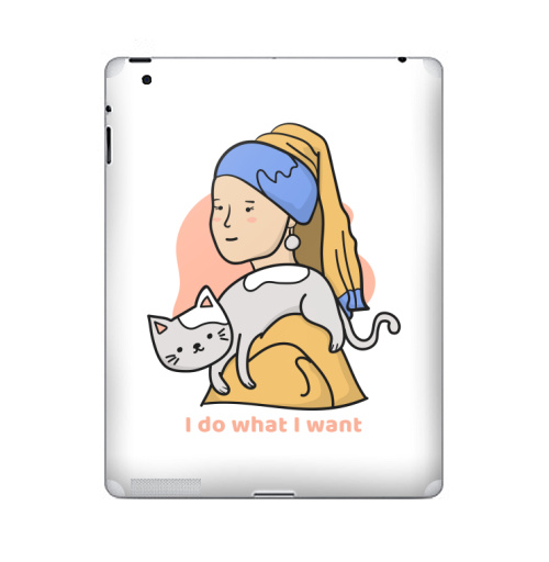 Наклейка на Планшет Apple iPad 5 2017-2018 Я делаю что хочу,  купить в Москве – интернет-магазин Allskins, мотивация, девушка, котята, портреты, красота, любовь