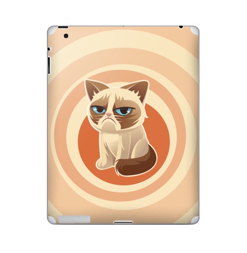 Наклейка на Планшет Apple iPad 5 2017-2018 Сурове, грустне, котячне,  купить в Москве – интернет-магазин Allskins, милые животные, 300 Лучших работ, любовь, кошка, персонажи, женские