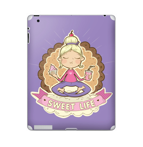 Наклейка на Планшет Apple iPad 5 2017-2018 Sweet ,  купить в Москве – интернет-магазин Allskins, розовый, сладости, детские