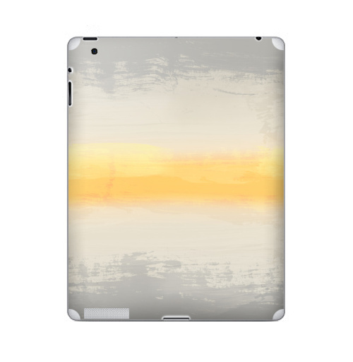 Наклейка на Планшет Apple iPad 5 2017-2018 Лучик света,  купить в Москве – интернет-магазин Allskins, серый, желтый, узор, текстура, паттерн