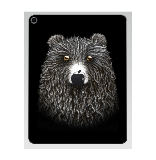 Наклейка на Планшет Apple iPad 7 2019 Мишенька,  купить в Москве – интернет-магазин Allskins, крутые животные, медведь, животные, графика, милые животные