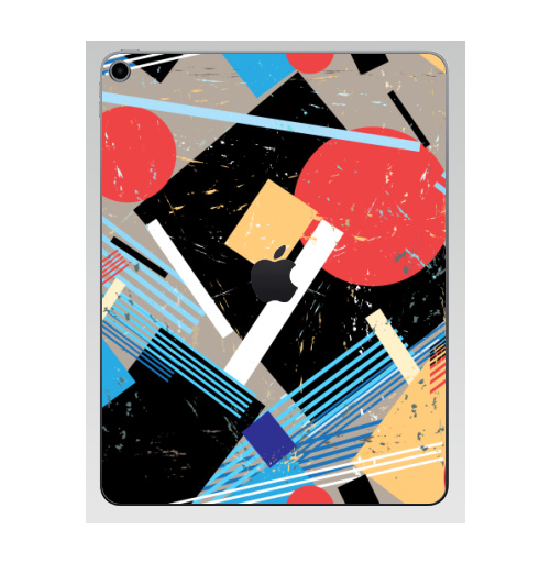 Наклейка на Планшет Apple iPad 7 2019 Авангард,  купить в Москве – интернет-магазин Allskins, графика, абстракция, мода, авангард, геометрия, паттерн, ткань
