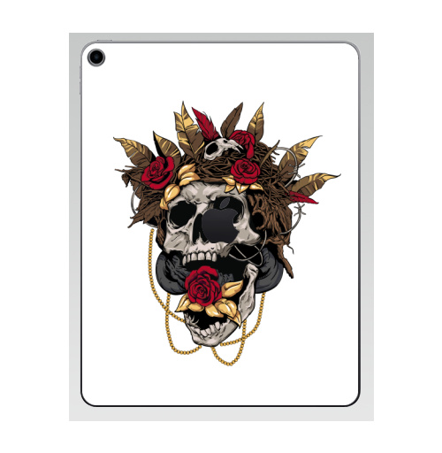 Наклейка на Планшет Apple iPad 7 2019 Гнездо кукушки,  купить в Москве – интернет-магазин Allskins, череп