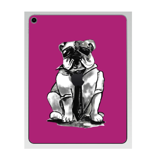Наклейка на Планшет Apple iPad 7 2019 Гроза района,  купить в Москве – интернет-магазин Allskins, собаки, персонажи, графика, розовый, прикол, круто