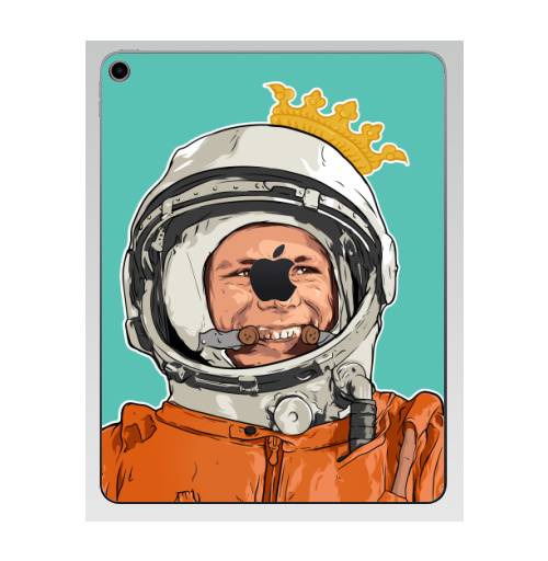 Наклейка на Планшет Apple iPad 7 2019 Гагарин,  купить в Москве – интернет-магазин Allskins, космос, космонавтика