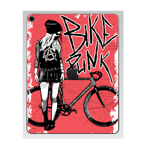 Наклейка на Планшет Apple iPad 7 2019 Панк Райдер,  купить в Москве – интернет-магазин Allskins, байк, панк, велосипед, спорт, рок, мотоцикл, мтб, ride, музыка