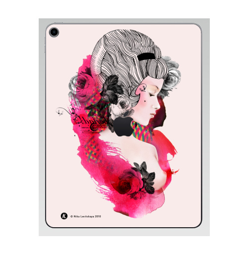 Наклейка на Планшет Apple iPad 7 2019 Baroque,  купить в Москве – интернет-магазин Allskins, девушка, классика, барокко