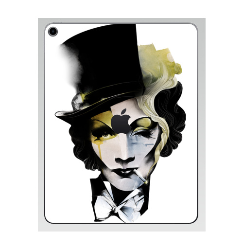 Наклейка на Планшет Apple iPad 7 2019 Dietrich,  купить в Москве – интернет-магазин Allskins, лицо, девушка, кино, 300 Лучших работ