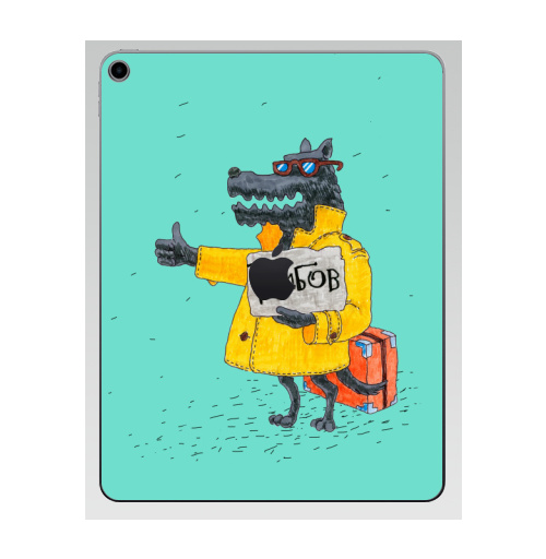 Наклейка на Планшет Apple iPad 7 2019 Товарищ,  купить в Москве – интернет-магазин Allskins, милые животные, путешествия, прикол, животные, Тамбов, волк