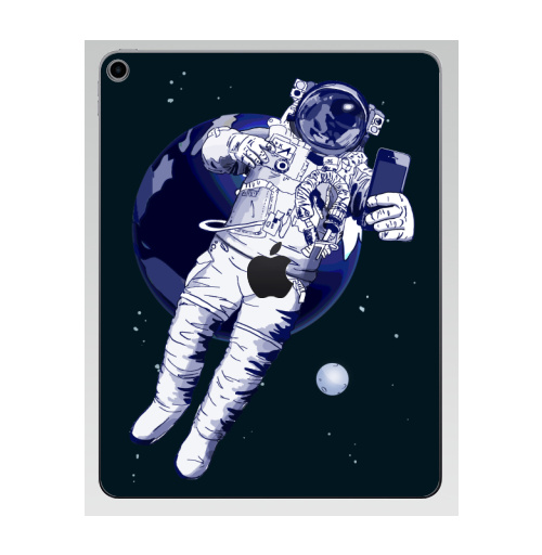 Наклейка на Планшет Apple iPad 7 2019 Космическое селфи,  купить в Москве – интернет-магазин Allskins, космос, селфи