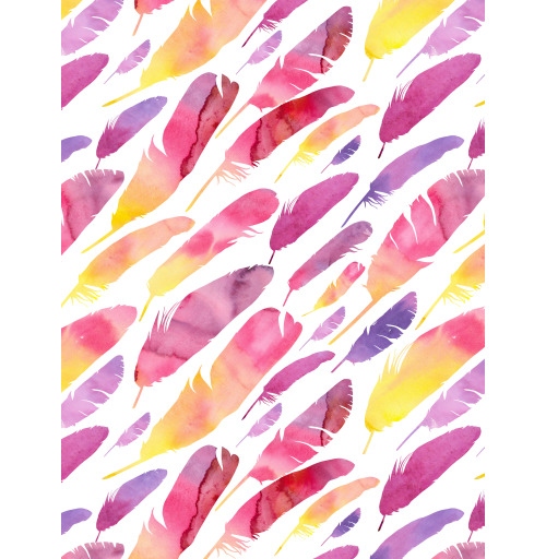 Наклейка на Планшет Apple iPad Pro 11 (2nd Gen) 2020 A2228 Акварельные перышки на белом фоне,  купить в Москве – интернет-магазин Allskins, перья, фиолетовый, сиреневый, лимонный, розовый, градиент, текстура, акварель