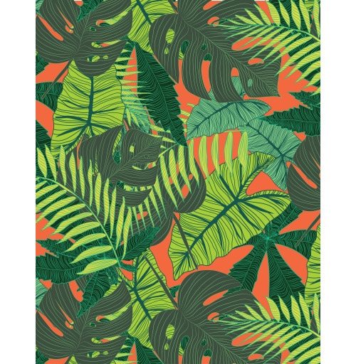 Наклейка на Планшет Apple iPad Pro 11 (2nd Gen) 2020 A2228 Тропический принт,  купить в Москве – интернет-магазин Allskins, дистья, монстера, монстры, птицы, цветы, текстура, паттерн, джунгли, тропики