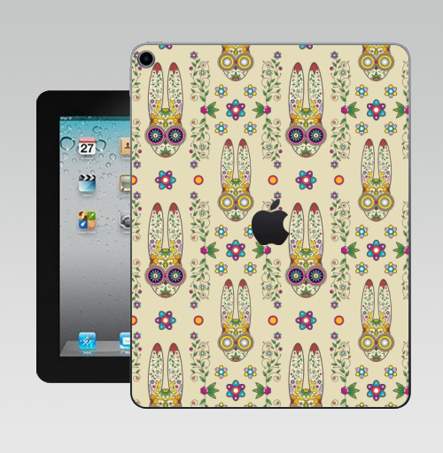 Наклейка на Планшет Apple iPad 10.2 Gen 8 Wi-Fi День, когда вставило.,  купить в Москве – интернет-магазин Allskins, милые животные, кролики, лето, животные, latino, Мексика, лелик, заяц