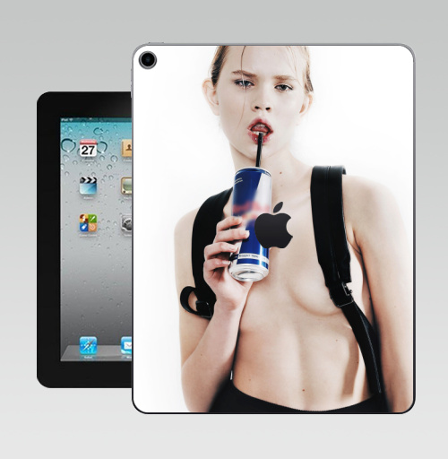 Наклейка на Планшет Apple iPad 10.2 Gen 8 Wi-Fi Девочка с трубочкой,  купить в Москве – интернет-магазин Allskins, модели, секс, фотография