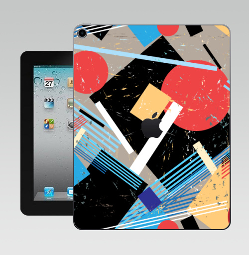 Наклейка на Планшет Apple iPad 10.2 Gen 8 Wi-Fi Авангард,  купить в Москве – интернет-магазин Allskins, графика, абстракция, мода, авангард, геометрия, паттерн, ткань