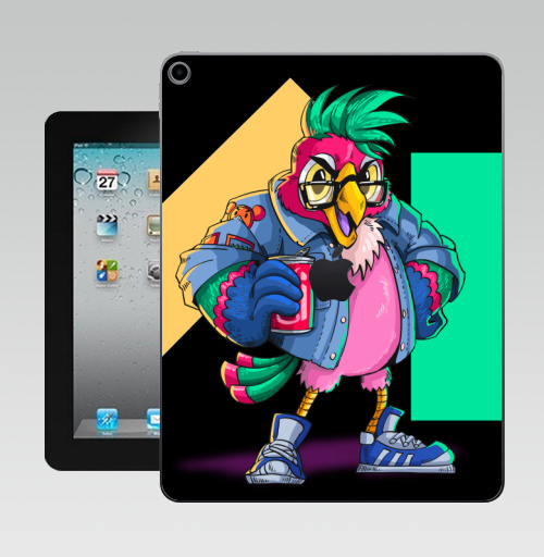 Наклейка на Планшет Apple iPad 10.2 Gen 8 Wi-Fi Попугай Кешью,  купить в Москве – интернет-магазин Allskins, милые животные, персонажи, птицы, кеды, хулиган, мультфильмы