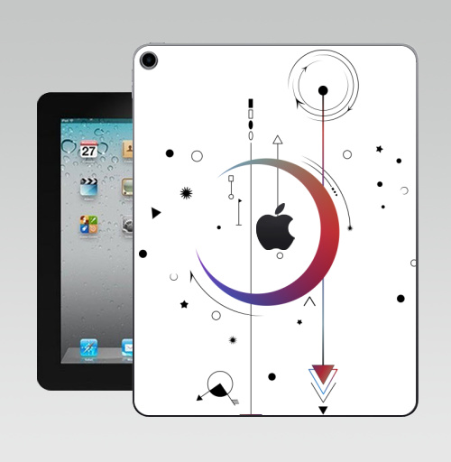 Наклейка на Планшет Apple iPad 10.2 Gen 8 Wi-Fi Абстракция. Стрелы,  купить в Москве – интернет-магазин Allskins, стрела, фигуры, графика, абстракция, поп-арт