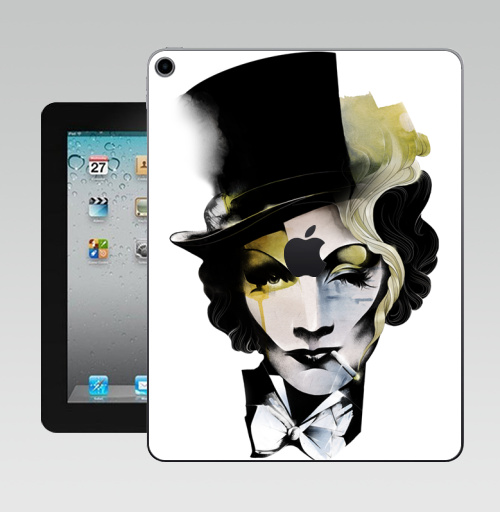 Наклейка на Планшет Apple iPad 10.2 Gen 8 Wi-Fi Dietrich,  купить в Москве – интернет-магазин Allskins, лицо, девушка, кино, 300 Лучших работ