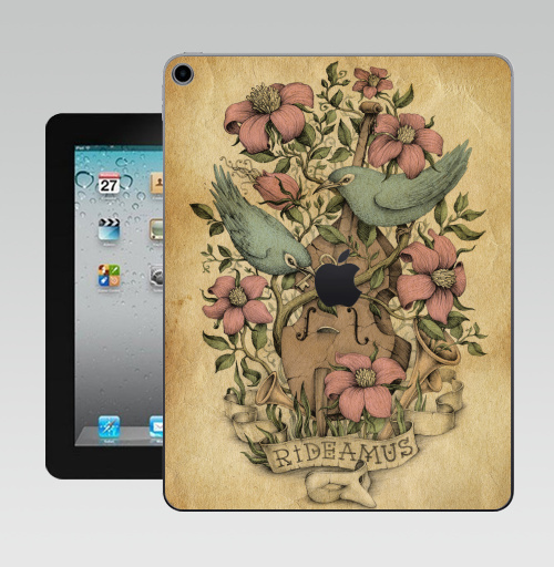 Наклейка на Планшет Apple iPad 10.2 Gen 8 Wi-Fi Rideamus,  купить в Москве – интернет-магазин Allskins, милые животные, 300 Лучших работ, цветы, птицы, текстура, контрабас, женские