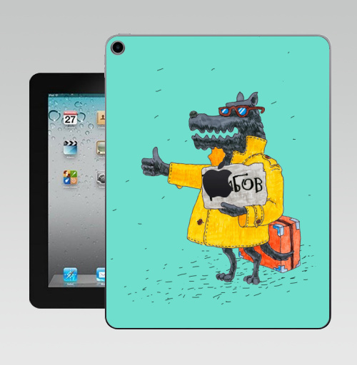 Наклейка на Планшет Apple iPad 10.2 Gen 8 Wi-Fi Товарищ,  купить в Москве – интернет-магазин Allskins, милые животные, путешествия, прикол, животные, Тамбов, волк
